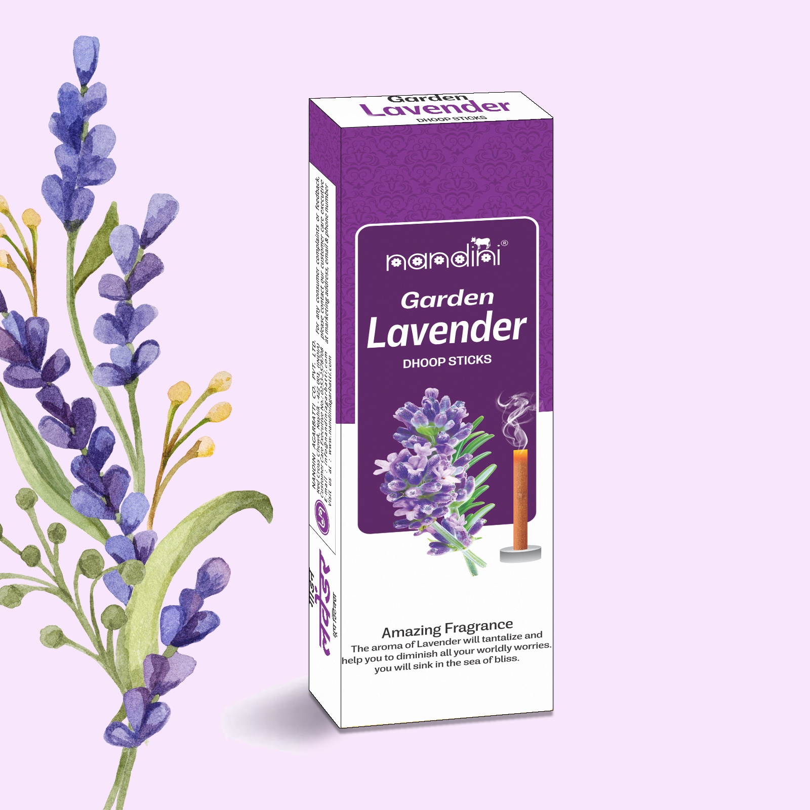Garden Lavender Dhoop